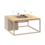 Table brasero Cosiloft 100 sandy sable / teck Cosi