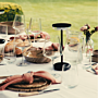 ZOLUNA Lampe Solaire de Table Bobbie Noir