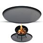 Plaque de fond ronde 50 cm HEAT