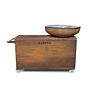 Brasero plancha BonBiza Island corten BonFeu