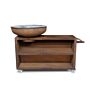 Brasero plancha BonBiza Island corten BonFeu