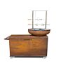 Brasero plancha BonBiza Island corten BonFeu