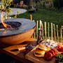 Brasero plancha BonBiza Island corten BonFeu