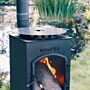 Cheminée de jardin BonFeu BonCarré QLP Noir