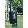Cheminée de jardin BonFeu BonCarré QLP Noir