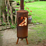 BonFeu BonGiano LP Corten Cheminée exterieur 