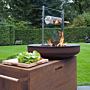 Brasero plancha BonBiza Island XL corten BonFeu