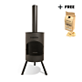 BonFeu BonTon 50 Noir Cheminée Extérieur