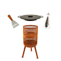 Pack promo BonFeu BonVes 45 corten + plancha + huilier + spatula