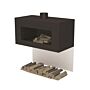 FORNO Poêle de Jardin Enok Wall Noir
