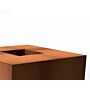 FORNO Table de Feu Acier Corten Carré (Ø 120 cm)
