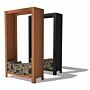 FORNO Rangement en bois noir (6 tailles)