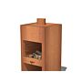 FORNO Poêle de Jardin Stig Acier Corten