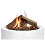 Happy Cocooning Table de feu ronde blanche