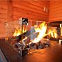 Happy C. table de feu carrée Teck (anthracite)