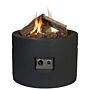 Happy Cocooning Table de feu ronde noire