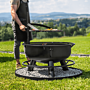 CookKing Plaque de Fond pour Bols de feu et Pierres Déco