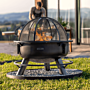 CookKing Plaque de Fond pour Bols de feu et Pierres Déco