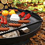 CookKing Grille De Gril en Acier Noir Carré
