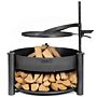 CookKing Bol à Feu Multifonctionnel Montana X avec Grille de Cuisson 60 cm