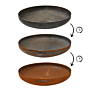 MOODZ brasero acier corten