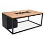 Cheminée de table Cosi Cosiloft 120 Noire/Teck
