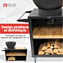 HEAT Trolle Cuisine Extérieure Noir