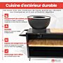 HEAT Trolle Cuisine Extérieure Noir