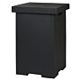 Happy C. Enclosure (Table d'appoint) Réservoir GPL Noir
