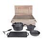 Ensemble de cuisson pour feu de camp (7 pièces) Esschert Design