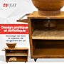 Brasero plancha Trolle rouille HEAT