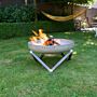 Brasero bol à feu 60 cm inox MOODZ