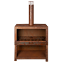 Esschert Chauffe Terrasse + Range Bois Rouille L