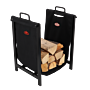 Porte bûches avec support noir Esschert Design