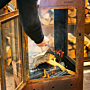 FORNO Cheminée de jardin Digna Acier Corten