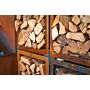 FORNO Rangement en bois BHS Acier corten