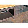 FORNO Banc de rangement en bois Noir