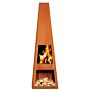 GardenMaxX Poêle de terrasse Vilos Corten XL