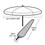 Garland Parasol - Protecteur (Ø220cm) 