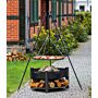 CookKing Trépied 180 cm avec Grille + Poulie