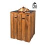 Table haute Happy Cocooning Bois de teck (noir)