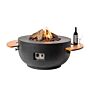 Happy Cocooning Bol de table de feu Noir 