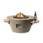 Table de feu Happy Cocooning Cone Taupe 