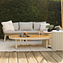 Table brasero Riviera 140 oyster beige Happy Cocooning