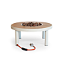 Table brasero Riviera 80 oyster beige Happy Cocooning