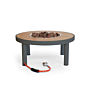 Table brasero Riviera 80 oyster anthracite Happy Cocooning