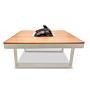 Table brasero Horizon 95 beige Happy Cocooning