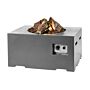 Happy C. table de feu rectangle petit anthracite 