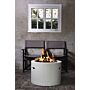 Happy Cocooning Table de feu ronde blanche
