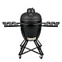 Barbecue kamado Fyregg 18 noir HEAT Premium